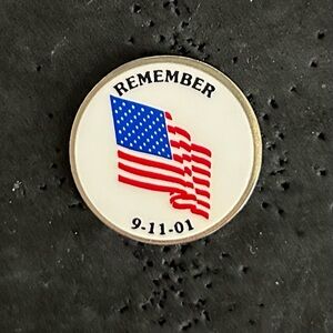 USA PATRIOTIC Remember September 11, 9-11-01 Red White Blue FLAG